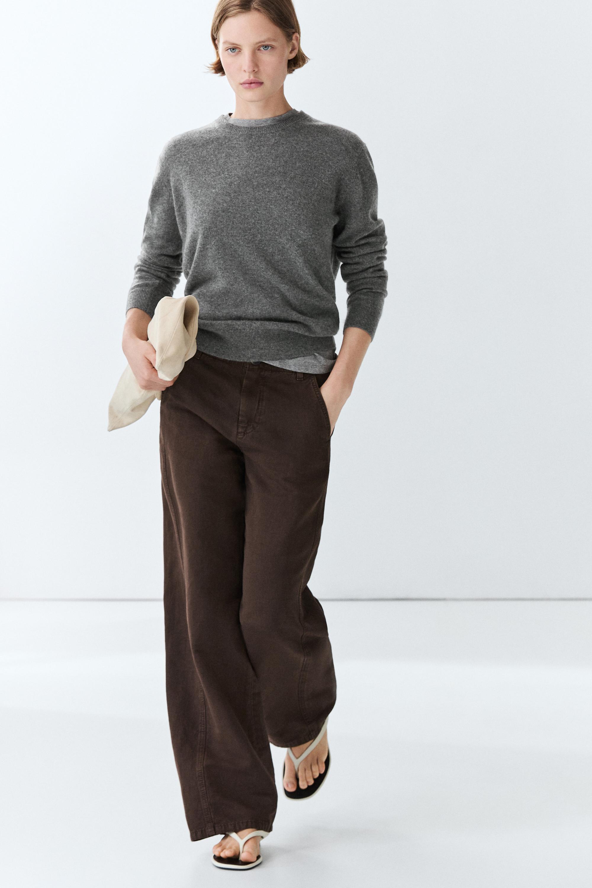 Pull manches longues 100 % cachemire